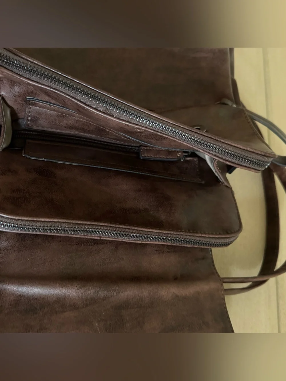 Angel Kiss Backpack / Purse Vegan Leather Zipper‎ Magnetic Flap